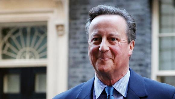 El nuevo ministro de Relaciones Exteriores del Reino Unido, David Cameron reemplazará a James Cleverly,. Foto: ANDY RAIN/EFE/EPA/