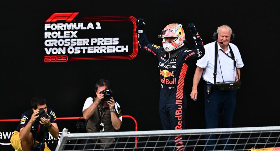 Fórmula 1: mira cómo quedó el Gran Premio de Austria 2023 con Checo Pérez y  Max Verstappen. (Foto: AFP)