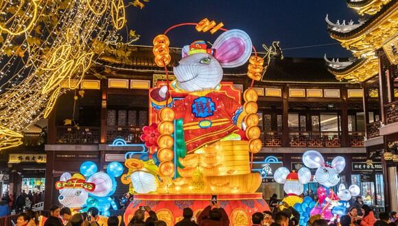 Este 2020, de acuerdo con el Horóscopo chino, es el Año de la Rata y las festividades se iniciaron a lo grande (Foto: AFP)