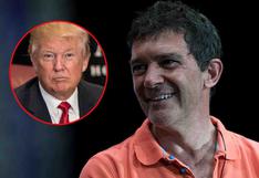 Antonio Banderas dice a Trump que "el muro lo construya él solo"