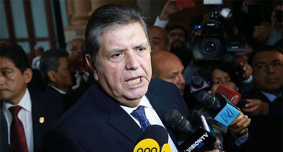 Expresidente Alan García confirmó que se allanará al pedido de la Fiscalía. (Foto: Agencia Andina)