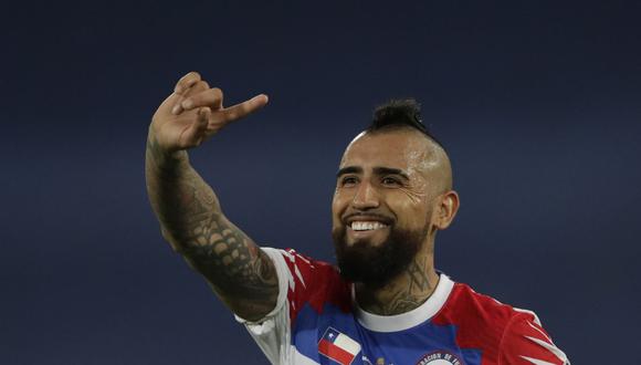 Arturo Vidal es uno de los referentes de Chile. Foto:AP Photo/Silvia Izquierdo