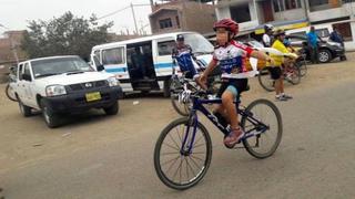Niño campeón de ciclismo muere arrollado por taxi colectivo en la Panamericana Norte