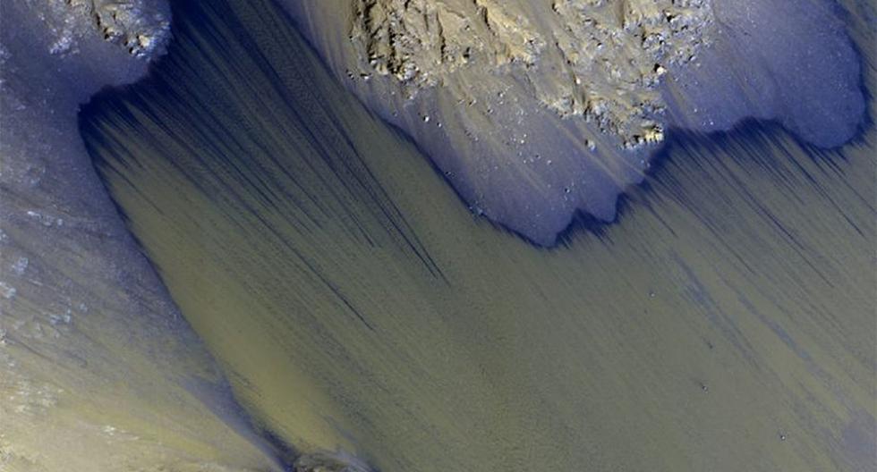 Más indicios sobre agua en Marte. (Foto: NASA/JPL/UA)