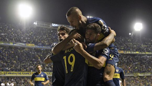 Boca Juniors derrotó Deportes Tolima por 3-0 en el Grupo G de la Copa Libertadores. Marco Pérez (47, en contra), Darío Benedetto (56) y Mauro Zárate (59) anotaron los goles para el triunfo xeneize. (Foto: AFP)