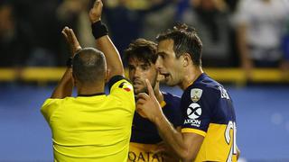 Boca vs. River: Salvio anotó el 1-0, pero el árbitro lo anuló por una mano dentro del área de Más | VIDEO