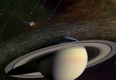 NASA: Cassini encuentra polvo interestelar alrededor de Saturno