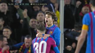 Golazo de Riqui Puig en el Camp Nou: así llegó el 4-0 de Barcelona vs. Osasuna | VIDEO