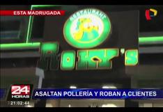 San Borja: Delincuentes asaltaron conocida pollería (VIDEO)
