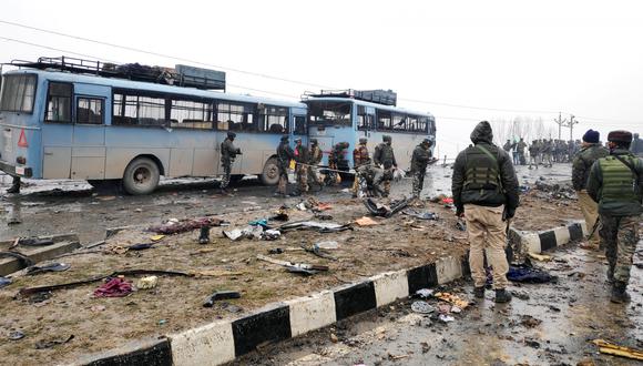 Más de 30 muertos en peor atentado en la Cachemira india en casi dos décadas. (Reuters).