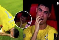 Las desconsoladoras lágrimas de Cristiano Ronaldo tras perder la final con Al-Nassr