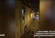 París: dramático video de la huida de Bataclan en medio de disparos