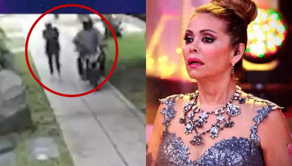 Gisela Valcárcel fue víctima de un robo a plena luz del día cuando caminaba por San Isidro. (Foto: Composición)