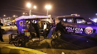 Santa Anita: chofer de furgoneta se da la fuga tras chocar mototaxi y matar a una mujer | VIDEO