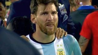 Lionel Messi y su llanto sin consuelo tras perder otra final