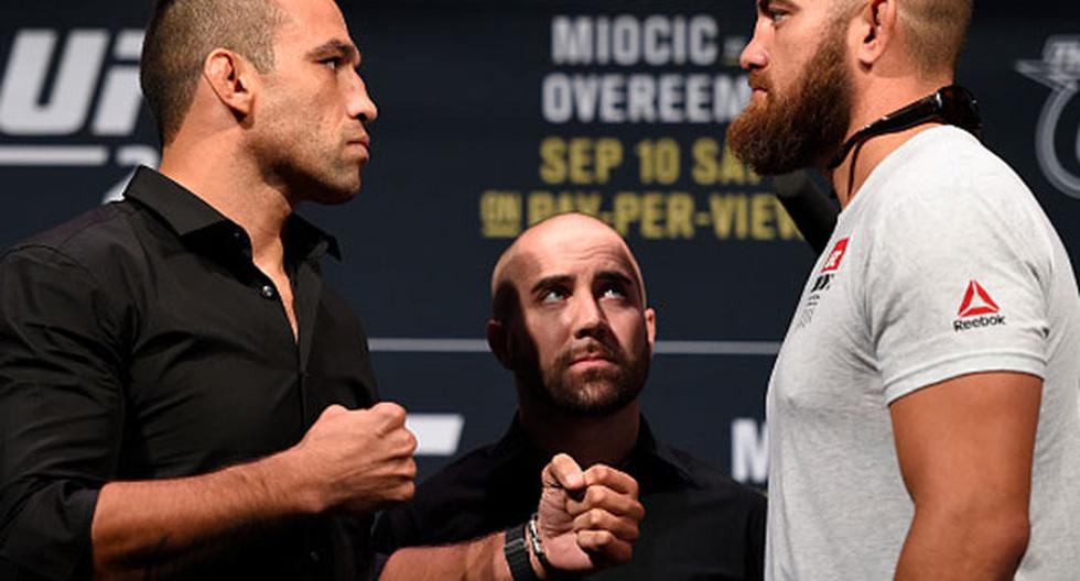 El brasileño Fabricio Werdum dejó una dura amenaza a Travis Browne previo a UFC 203 | Foto: Getty