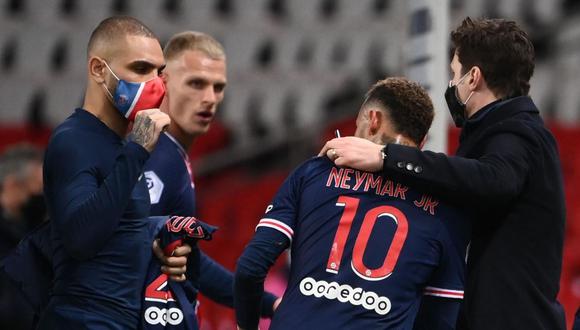 Pochettino demostró autoridad frente a Neymar y Mbappé (Foto: AFP)