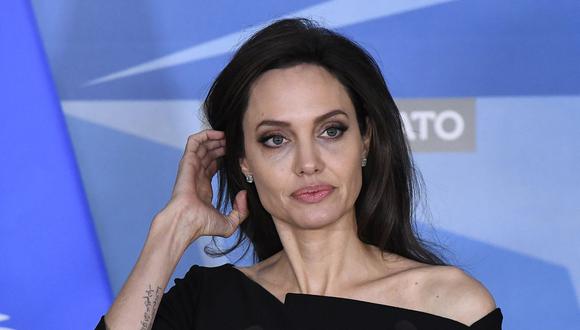 Angelina Jolie es captada visitando el departamento de expareja Lee Miller en Nueva York. (Foto: Emmanuel DUNAND / AFP)
