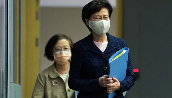 Carrie Lam, la líder de Hong Kong, asegura que a inicios de setiembre empezarán pruebas masivas de coronavirus. (Foto: Reuters)