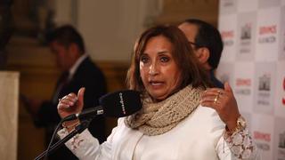 Congreso: informe recomienda archivar denuncia contra Dina Boluarte
