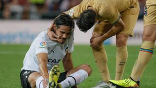 Lo que se sabe de Cavani luego de lesión con Valencia a solo días del Qatar 2022