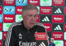 Ancelotti: “Vinícius no viaja porque no puede jugar”