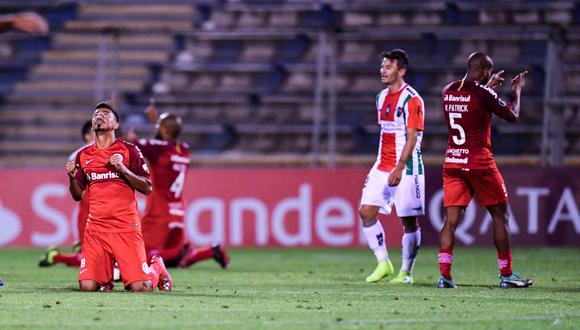 Inter de Porto Alegre venció por la mínima diferencia a Palestino en Chile por Copa Libertadores. | Foto: AFP