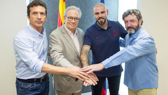 Víctor valdes fue anunciado como nuevo entrenador del Juvenil A de Barcelona. (Foto. FC Barcelona)