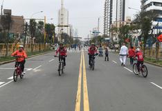 Av. Brasil: carril central fue abierto desde hoy al tránsito en bicicleta y de deportistas