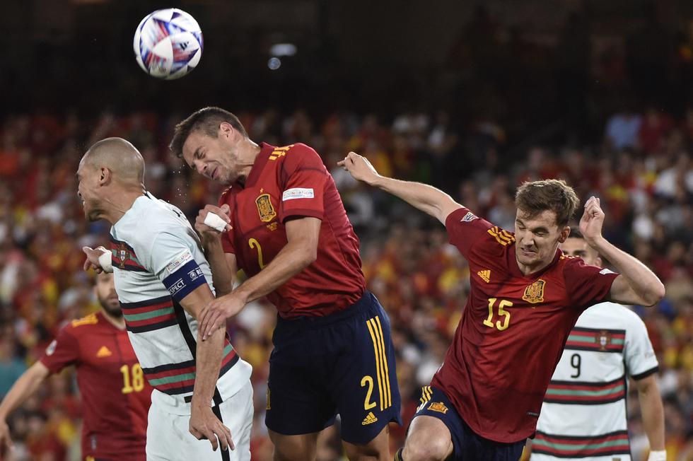 España - Portugal por Nations League 2022 (Foto: AFP)
