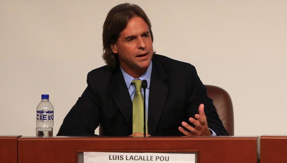 El senador de oposición Luis Lacalle postuló a la presidencia de Uruguay el 2014. (Foto archivo El Comercio)