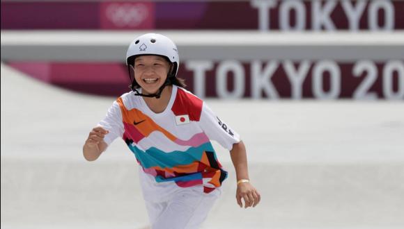 Momiji Nishiya se robó la atención y la admiración de todo el mundo del deporte. (Foto: EFE)