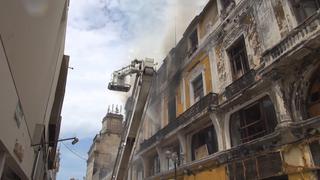 Municipalidad de Lima declara inhabitable casona tras incendio