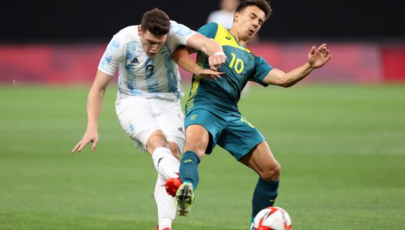 Argentina perdió 0-2 ante Australia por la fecha 1 del Grupo C por el fútbol masculino de los Juegos Olímpicos Tokio 2020