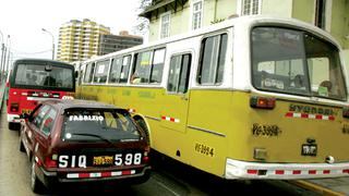 Placas al transporte público