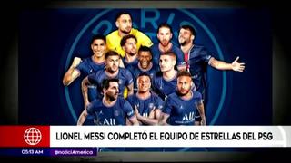 Lionel Messi y las estrellas que forman el equipo del PSG