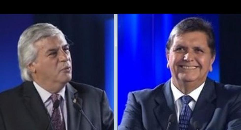 Fernando Olivera y Alan García protagonizaron un candente debate. (Foto: América Tv)