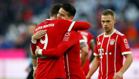 Bayern Múnich vs. Schalke 04: con James Rodríguez por Bundesliga. (Foto: AFP)