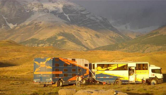 Exploranter Overland Hotel, Brasil: Este hotel sobre ruedas está completamente equipado con restaurante y duchas con agua caliente. La atmósfera es única y está rodeado por parajes increíbles. (Foto: purpletravel.co.uk)
