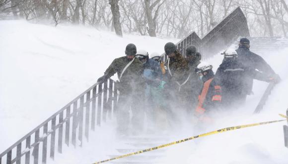 Avalancha en Japón mata a 7 estudiantes y su instructor