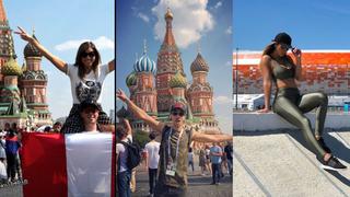 Mundial 2018 : famosos hacen turismo en Rusia mientras alientan a la selección