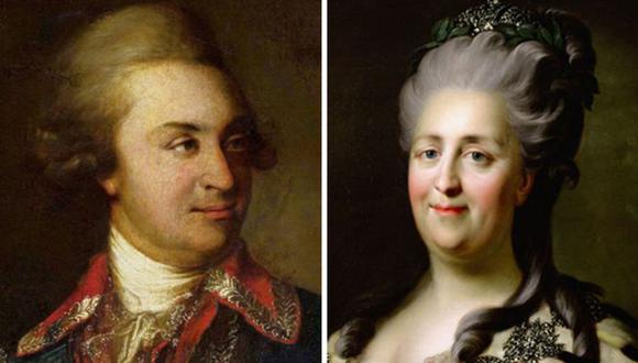 Catalina la Grande y Gregorio Potemkin fueron mucho más que amantes. (Getty Images / BBC).