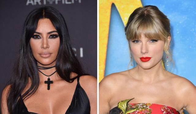 Kim Kardashian y Taylor Swift se apoderarán de las portadas de los medios por varios días. (Composición Mag con fotos de AFP)