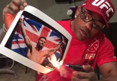 UFC: Yoel Romero quemó foto de Michael Bisping por romper bandera de Cuba