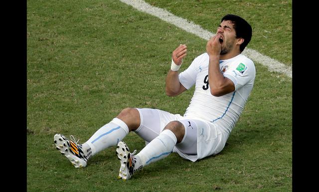 En el Mundial Brasil 2014, Luis Suárez mordió a Giorgio Chiellini | Foto: AP/EFE/AFP/Reuters