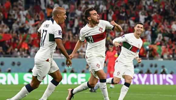 Gol de Horta para el 1-0 de Portugal vs. Corea del Sur en Qatar 2022. (Foto: Twitter)