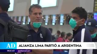 Alianza Lima viaja a Argentina con extremo cuidado