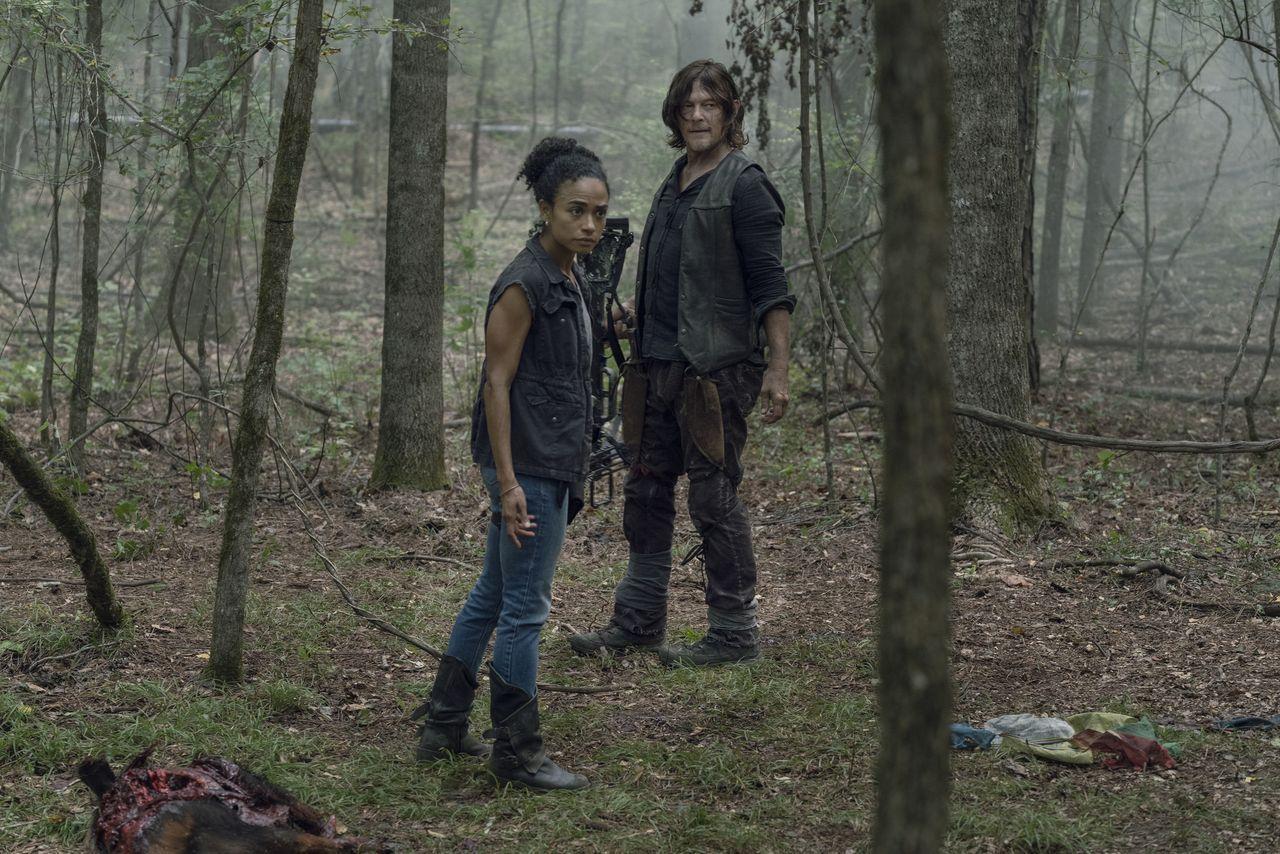 Connie (Lauren Ridloff) y Daryl (Norman Reedus) tienen una misión. Foto: AMC/ Fox.