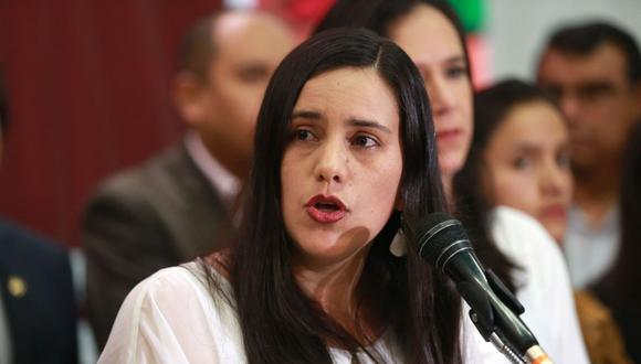 Verónika Mendoza postula a la presidencia del Perú por el partido Juntos por el Perú. (Foto: Andina)