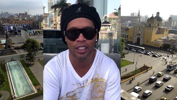 ¿Ronaldinho en La Victoria? (Fotos: El Comercio/Instagram)